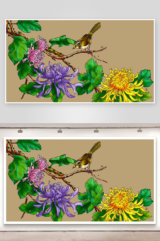 中国风水墨风景画图片-众图网