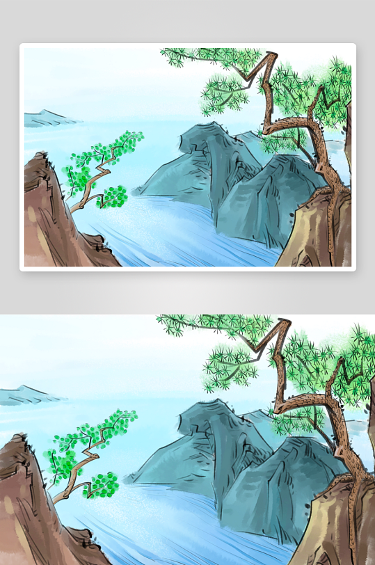 中国风水墨风景画图片-众图网