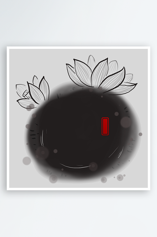 中国风水墨风景画图片-众图网