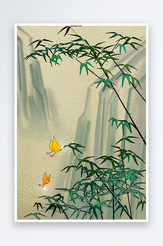 中国风水墨风景画装饰画-众图网