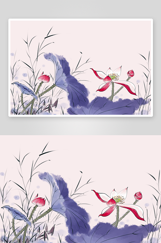 中国风水墨风景画装饰画-众图网