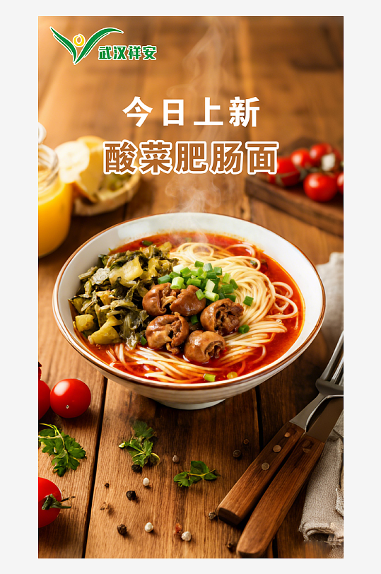 最新原创牛肉面宣传海报-众图网
