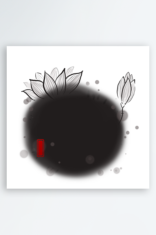 中国风水墨风景画装饰画-众图网