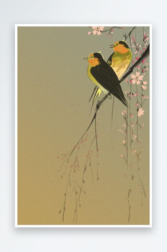 中国风水墨风景画装饰画图片-众图网