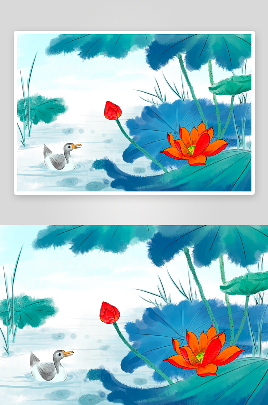 中国风水墨风景画图片-众图网