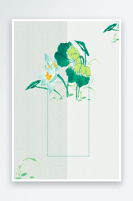 中国风复古海报背景模板-众图网