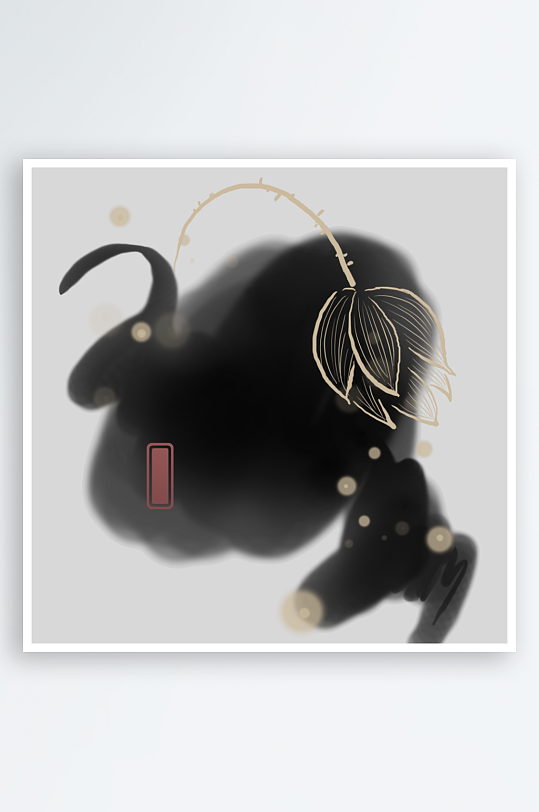 水墨山水花鸟风景画图片-众图网