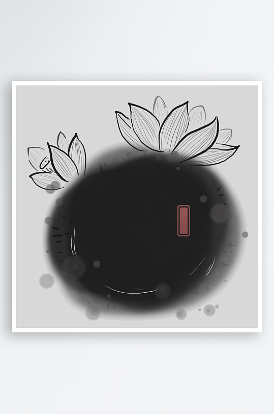 水墨山水花鸟风景画-众图网