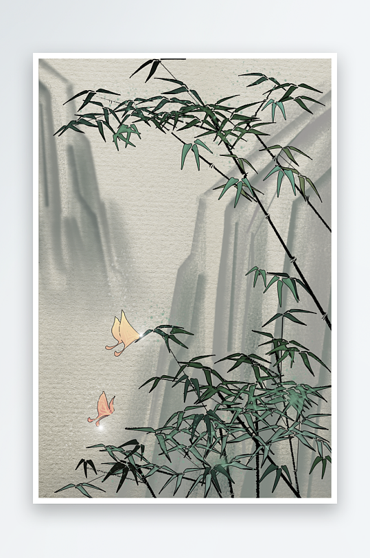 水墨山水花鸟风景画-众图网