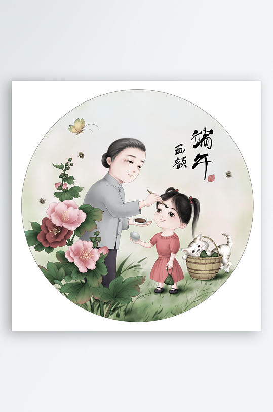 古风山水花鸟装饰画-众图网