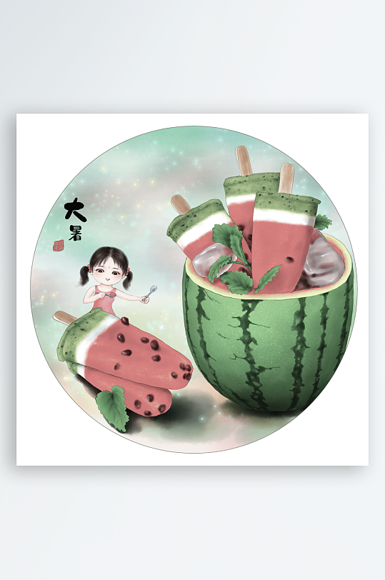 古风山水花鸟装饰画-众图网