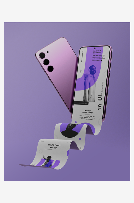 手机长屏卷轴长图APP界面UI设计作品效-众图网