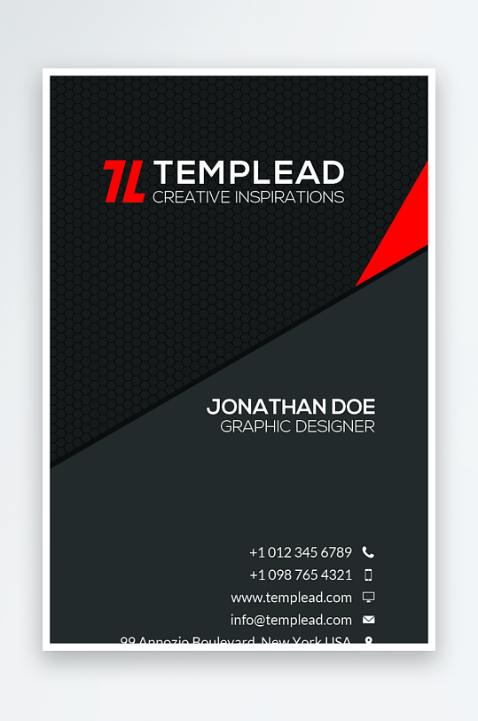 公司名片企业名片-众图网