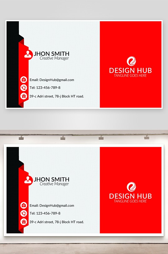 公司名片企业名片设计-众图网