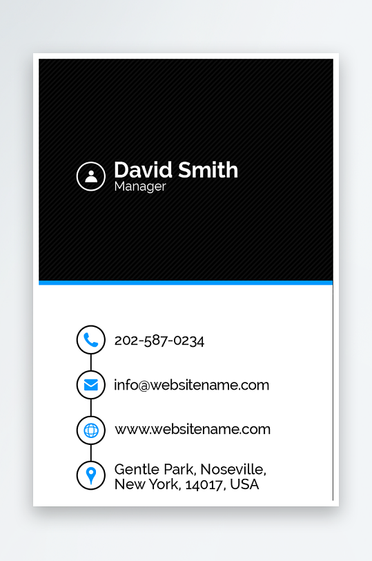 公司名片企业名片设计-众图网