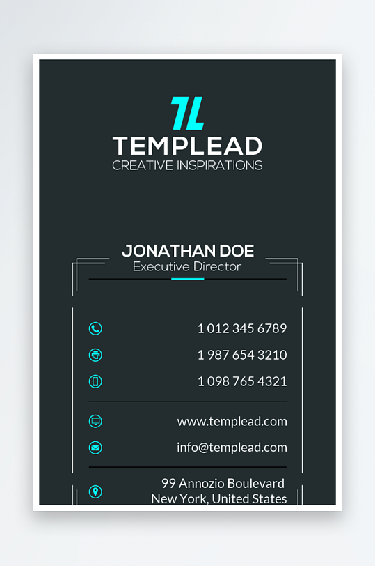企业名片公司名片设计-众图网