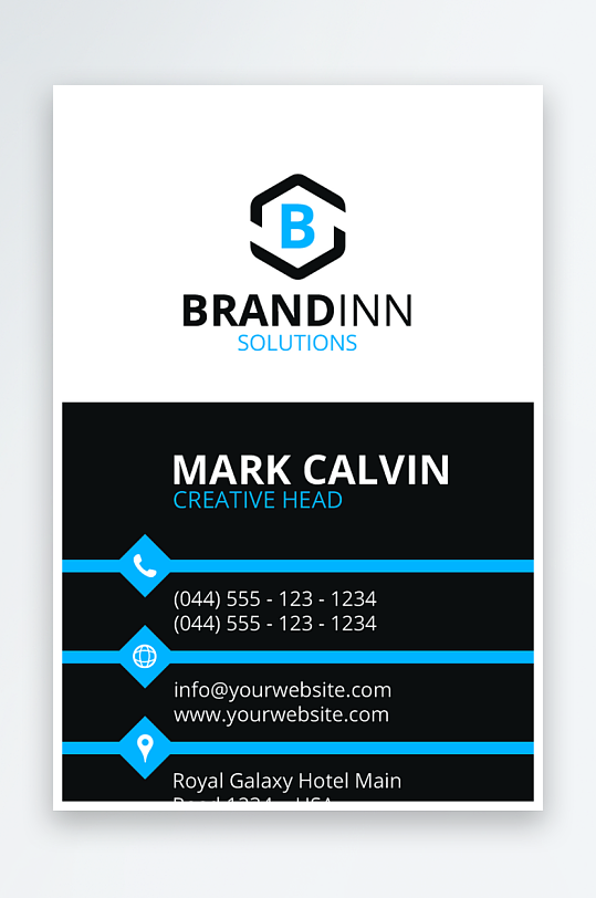 企业名片公司名片设计-众图网