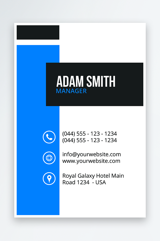 公司名片企业名片设计-众图网