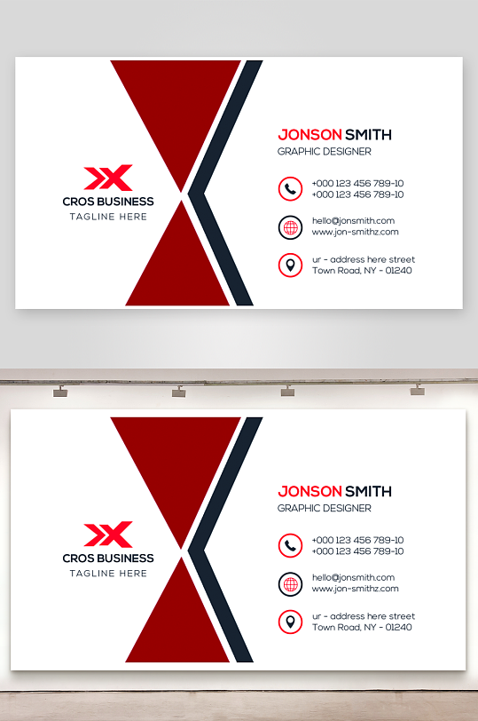 公司名片企业名片设计-众图网