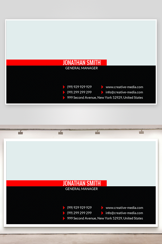 公司名片企业名片设计-众图网