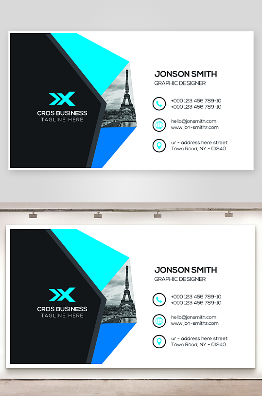 公司名片企业名片-众图网