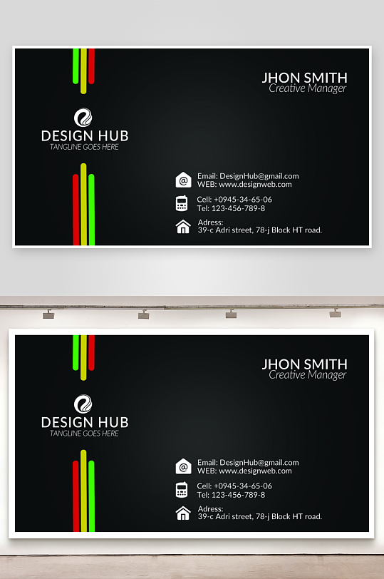 公司名片企业名片-众图网