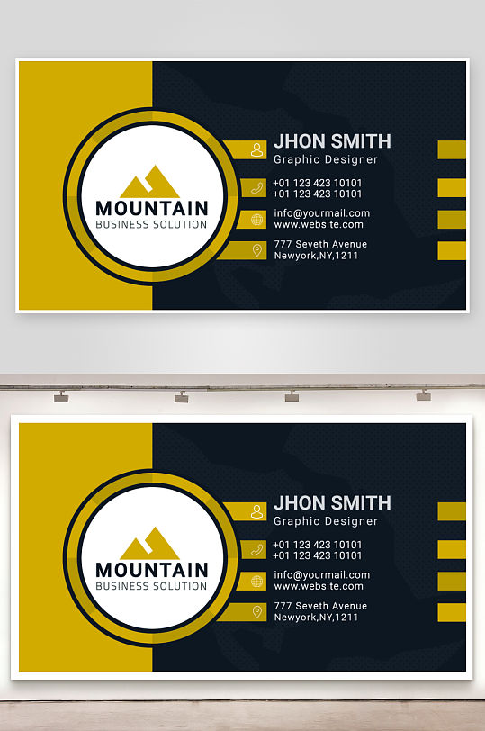 公司名片企业名片-众图网