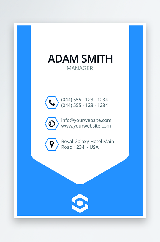 公司名片企业名片-众图网