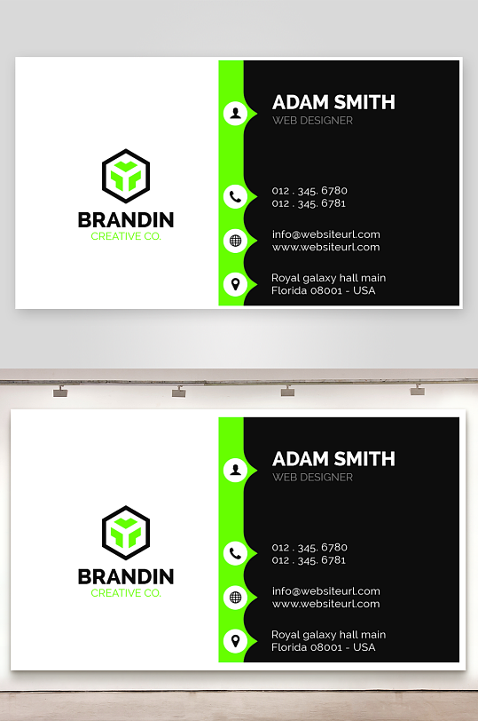 公司名片企业名片-众图网