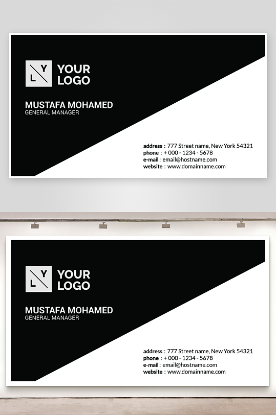 公司名片企业名片-众图网