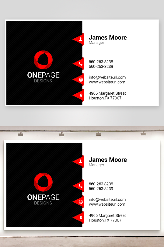 公司名片企业名片-众图网