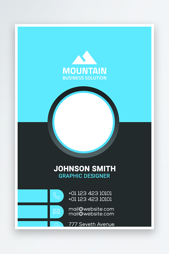 公司名片企业名片-众图网