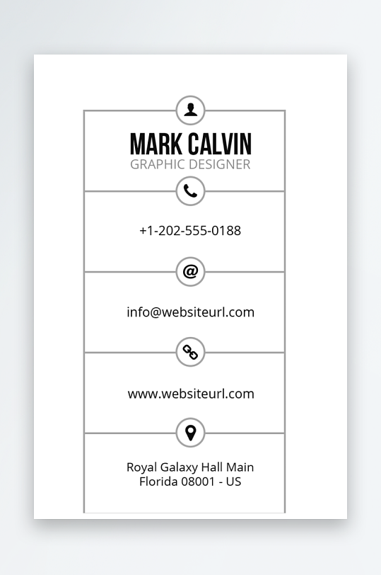 公司名片企业名片-众图网