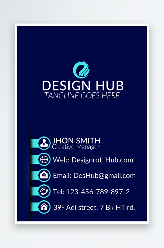 公司名片企业名片-众图网