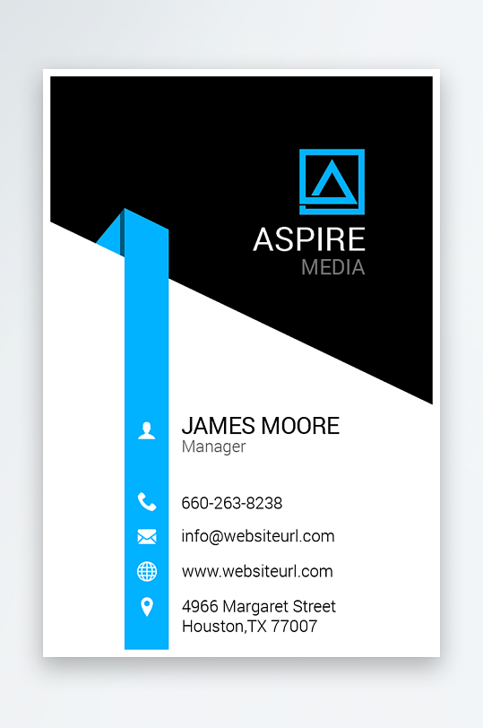 公司名片企业名片-众图网