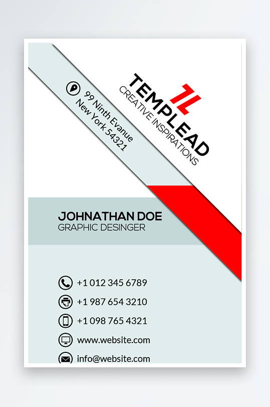 企业名片公司名片-众图网