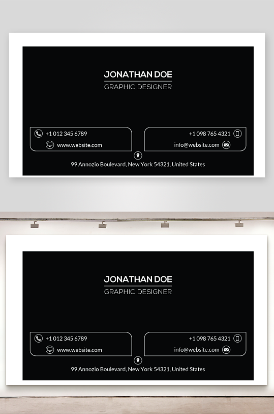 公司名片企业名片-众图网