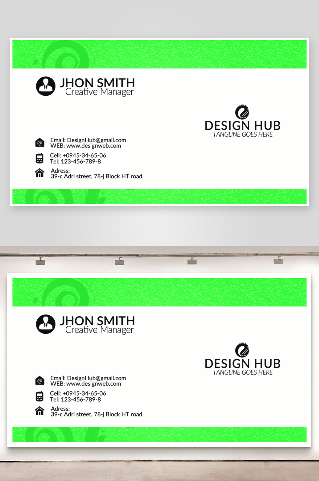 企业名片公司名片素材