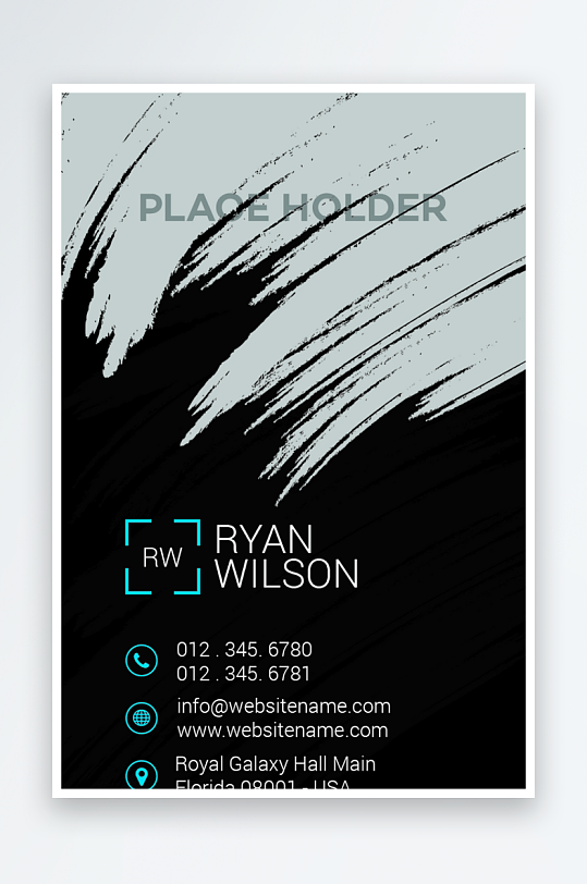 公司名片企业名片-众图网