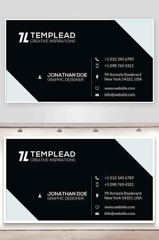 公司名片企业名片-众图网