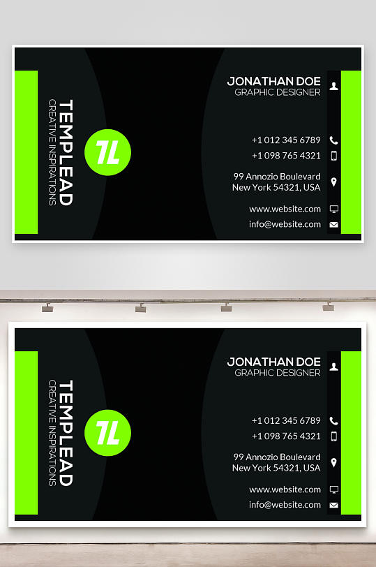 公司名片企业名片-众图网