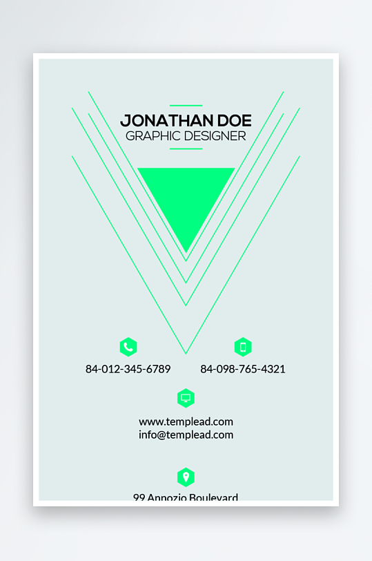 公司名片企业名片-众图网