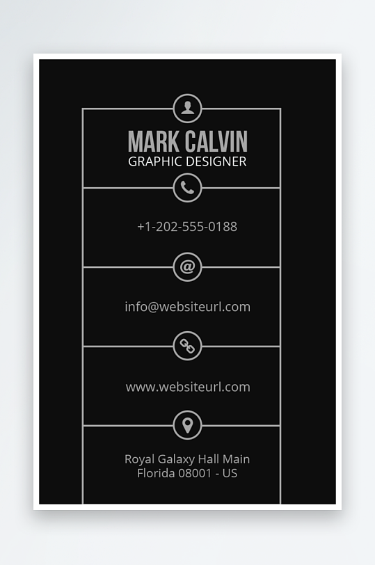 公司名片企业名片-众图网