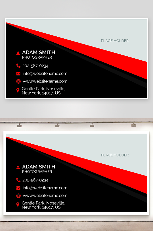 公司名片企业名片-众图网