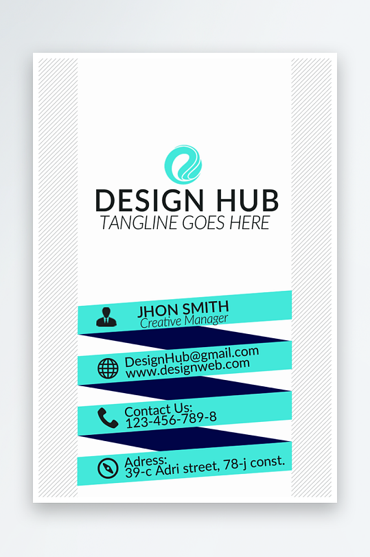 公司名片企业名片-众图网