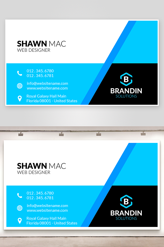 公司名片企业名片-众图网