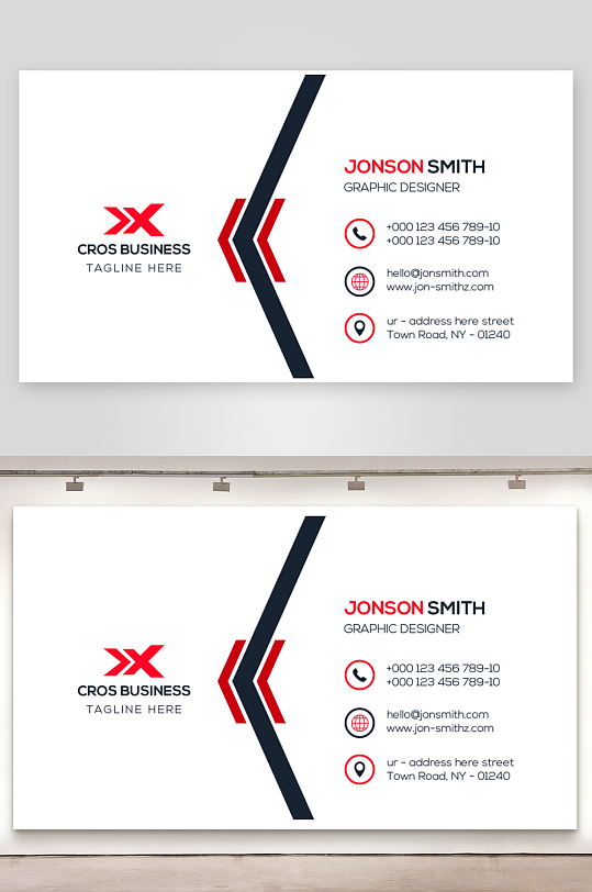 公司名片企业名片-众图网