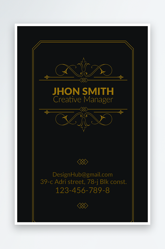 公司名片企业名片-众图网