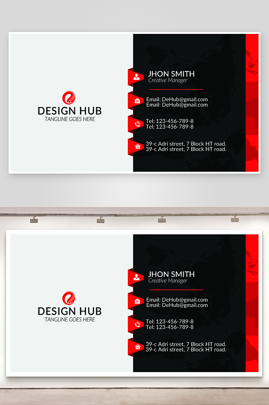公司名片企业名片-众图网