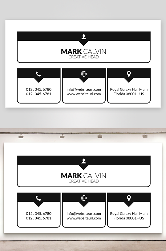 公司名片企业名片-众图网